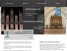 Tablet Screenshot of orgelbau-schulte.de